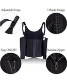 Zipper Sauna Waist Trainer Slimming Cincher Corset Postpartum Trimmer - StabilityPro™