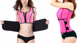 Sauna Slimming Vest Waist Trainer Adjustable Velcro Sweat Trimmer Belt - StabilityPro™