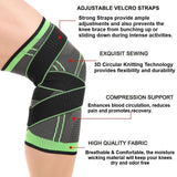 Knee Compression Sleeve Brace with Patella Stabilizer Straps - StabilityPro™
