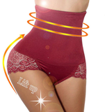 Sexy High Waist Slimming Shaper BoyShort with Lace Butt Lifter