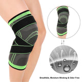 Knee Compression Sleeve Brace with Patella Stabilizer Straps - StabilityPro™