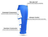 Athletic Graduated Compression Calf Performance Sleeves - Pain Relief & Recovery - StabilityPro™