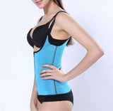 Zipper Sauna Waist Trainer Slimming Cincher Corset Postpartum Trimmer - StabilityPro™